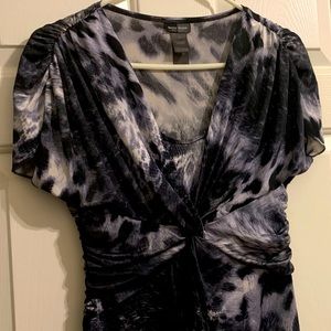 Desire Spots Like Cruella? Bisou Bisou Leopard Twist Women’s Dress Size 10